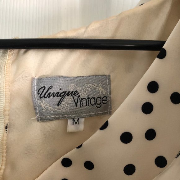 Polka dot dress, Unique Vintage - Picture 4 of 4